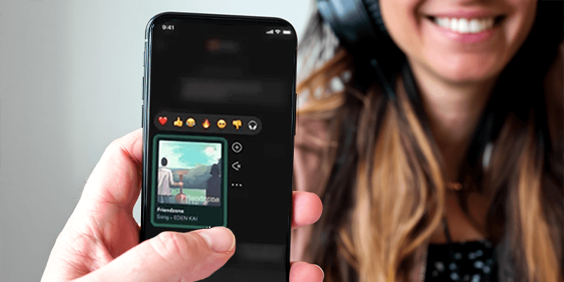 Spotify messaging feature