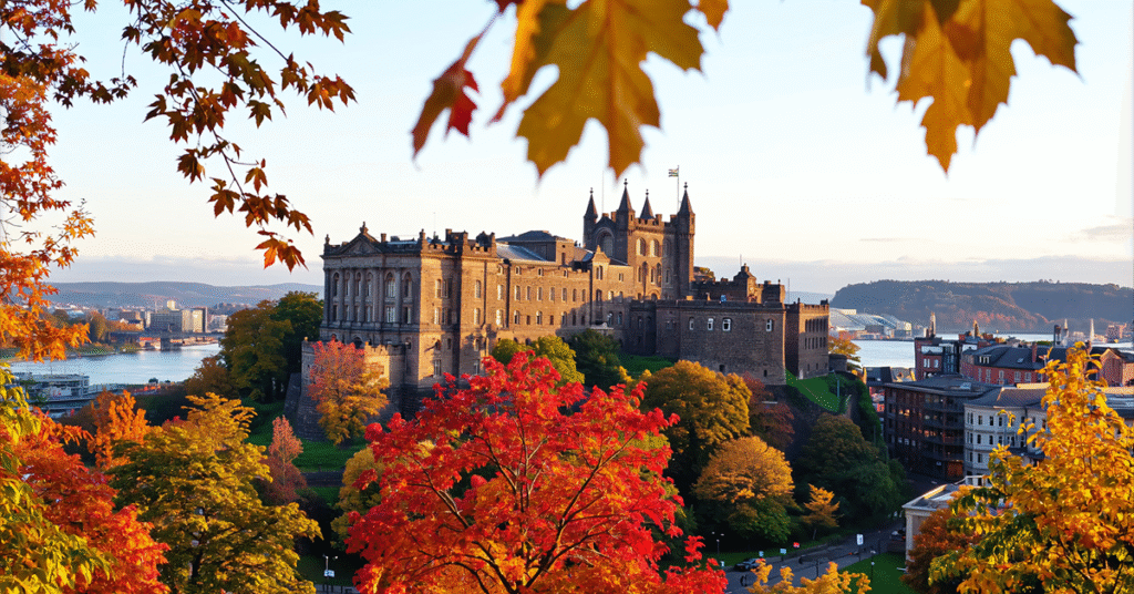Edinburgh Cotswolds top autumn destinations UK
