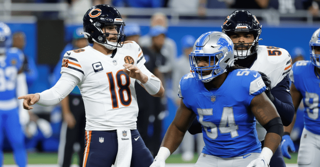 Chicago Bears vs Detroit Lions Match Player Stats
