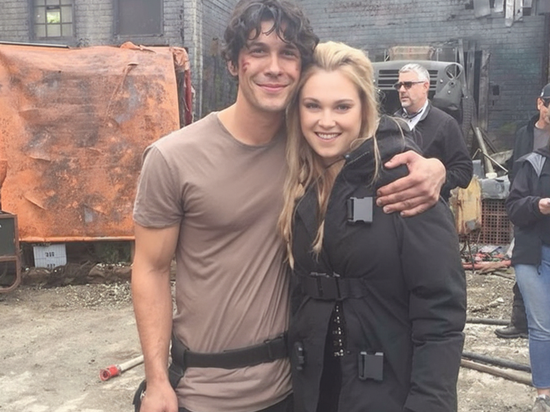 Eliza Taylor and bob morley