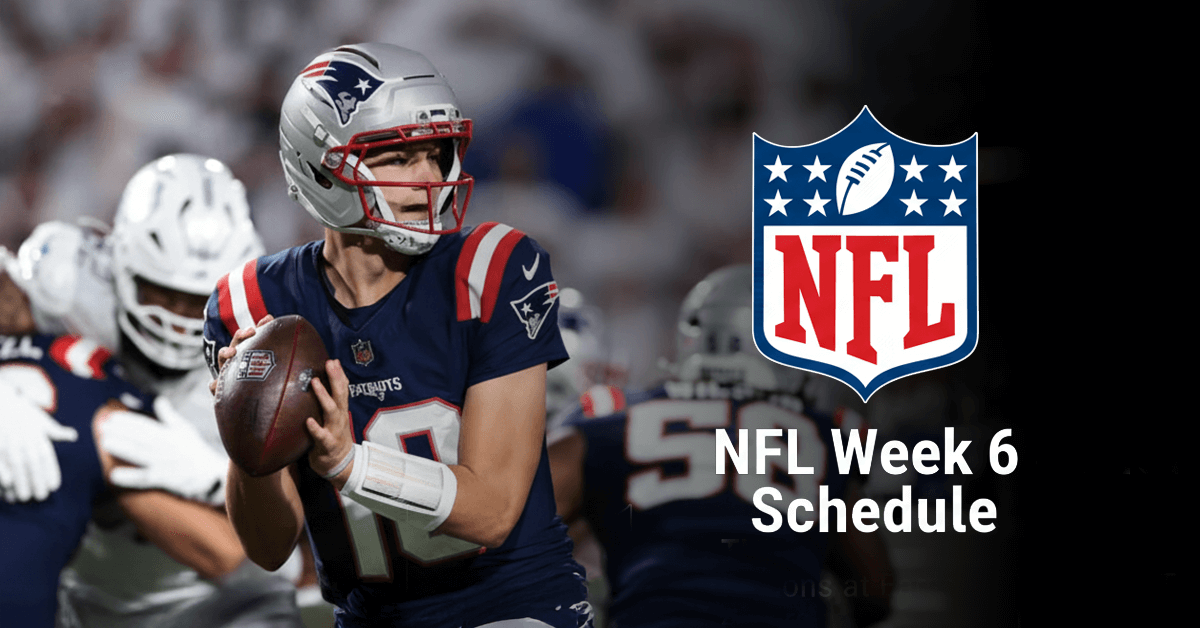 NFL Week 6 Schedule: Full Matchups, Key Players, Predictions, and More ...