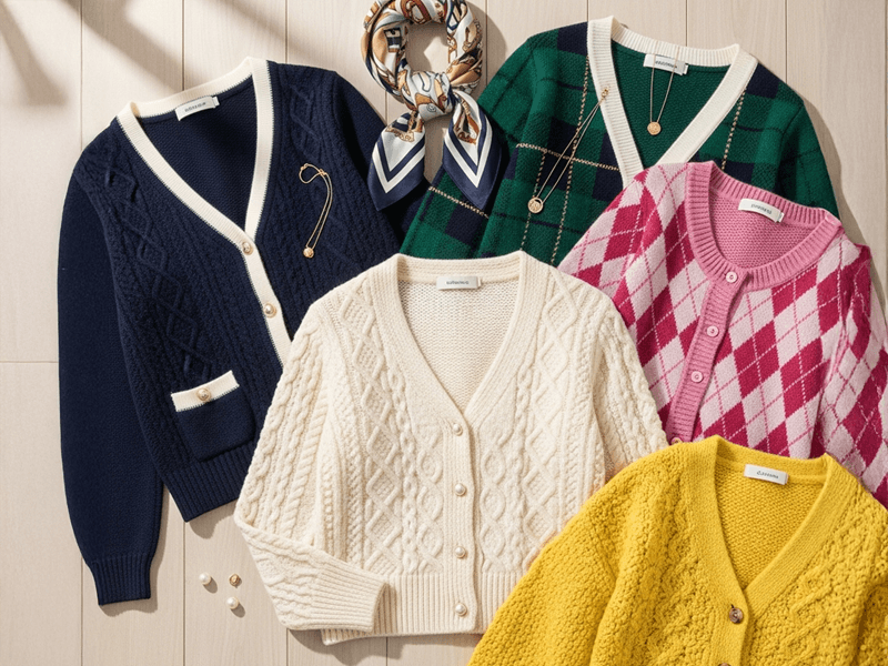 Preppy Cardigan