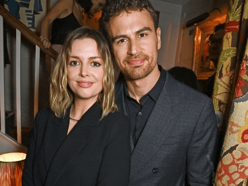 Ruth Kearney and Theo James