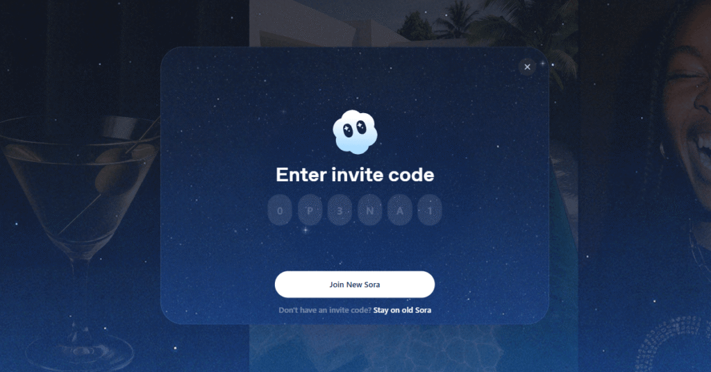Sora 2 invite code