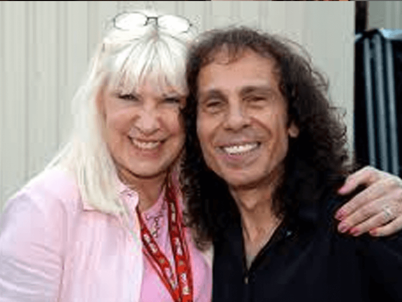 Wendy Dio and Ronnie James Dio