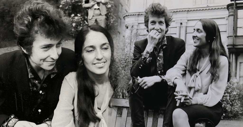 Joan Baez and Bob Dylan